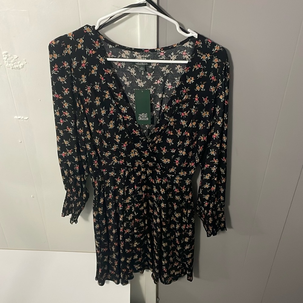 floral mini dress